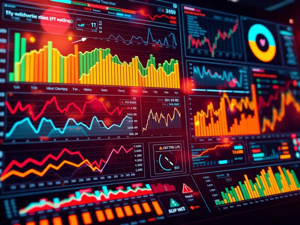 A dynamic graph showing real-time consumer behavior data trends, with collectors' insights highlighted.